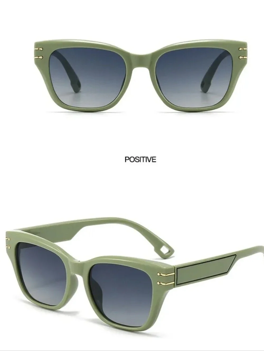 Jessica Simpson Retro w Metal Trim Sunglasses Tortoise/Sage Green  J6372-SG Cat